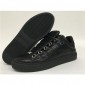 Replica High Quality Balenciaga Arena Low Top Creased Leather Sneakers Black