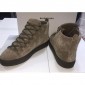 Replica High Quality Balenciaga Arena High-Top Brown Suede Trainers