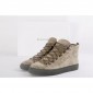 Replica High Quality Balenciaga Arena High-Top Brown Suede Trainers