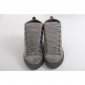 Replica Balenciaga Arena Grey Suede High-Top Calfskin Velvet Aspect Sneaker