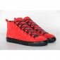 Replica Balenciaga Arena High-Top Red Suede Sneaker