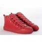 Replica High Quality Matt Sole Updated  New Red Insole Balenciaga Arena High Sneaker Rouge Grenade