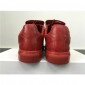 Replica High Quality Red Insole  2016 New Balenciaga Arena Red Low Top Creased Leather Sneakers