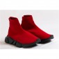 Replica High Quality Balenciaga Mens Speed Knit Sneakers Red Black 296D8745C8F5