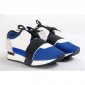 Replica Perfect Quality Balenciaga Race Runner White Blue Sneakers