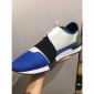 Replica High Quality Balenciaga Race Runners Fashion Mens Blue White Sneaker