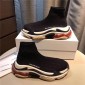 Replica High Quality Balenciaga Custom Speed Trainer X Triple S Sneaker Black E3F06C9D3154