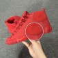 Replica High Quality Balenciaga Sprayed Suede Arena High-Top Sneakers-Red