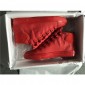 Replica High Quality Balenciaga Sprayed Suede Arena High-Top Sneakers-Red