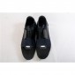 Replica High Quality Balenciaga Dark Navy Blue Multi Material Race Runner Sneakers