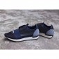 Replica High Quality Balenciaga Dark Navy Blue Multi Material Race Runner Sneakers