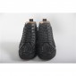 Replica High Quality Christian Louboutin Louis Spike Men'S Flat High Top Black Sneaker Glossy Red Sole