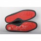 Replica High Quality Christian Louboutin Louis Spike Men'S Flat High Top Black Sneaker Glossy Red Sole