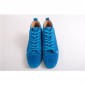 Replica High Quality Christian Louboutin Louis Spikes Blue Veau Velours Sneakers