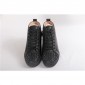 Replica High Quality Christian Louboutin Louis Spikes Men'S Flat Black Sneakers