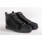 Replica High Quality Christian Louboutin Louis Orlato Men'S Flat High Spikes Sneakers