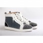 Replica High Quality Christian Louboutin Lou Spikes Orlato Flat Sneakers