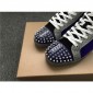 Replica High Quality Christian Louboutin Lou Spikes Glitter Disco Ball High-Top Sneaker