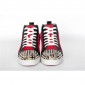 Replica High Quality Christian Louboutin Sliver Louis Spikes Mens Flat Sneaker