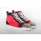 Replica High Quality Christian Louboutin Sliver Louis Spikes Mens Flat Sneaker