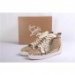 Replica High Quality Christian Louboutin Louis Spikes Orlato Men'S Flat Sneakers