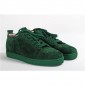 Replica High Quality Christian Louboutin Louis Junior Green Men'S Flat Sneakers