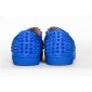 Replica High Quality Christian Louboutin Roller-Boat Spikes Men'S Flat In Blue Suede