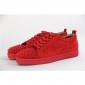 Replica High Quality Christian Louboutin Red Louis Junior Spikes Men'S Flat Sneakers