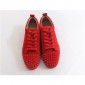 Replica High Quality Christian Louboutin Red Louis Junior Spikes Men'S Flat Sneakers