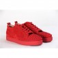 Replica High Quality Christian Louboutin Red Louis Junior Spikes Men'S Flat Sneakers