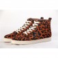 Replica High Quality Christian Louboutin Pony Dark Leo Rantus Orlato Men'S Flat Sneakers