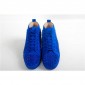 Replica High Quality Christian Louboutin Louis Spikes Men'S Flat Sneakers Dazzling Blue