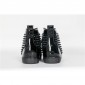 Replica High Quality Christian Louboutin Black Louis Spikes Mens Flat Sneaker