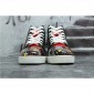 Replica High Quality Christian Louboutin Hand Drawn Loubitag Black Leather High Top Sneakers