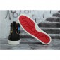 Replica High Quality Christian Louboutin Hand Drawn Loubitag Black Leather High Top Sneakers