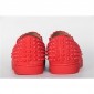 Replica High Quality Christian Louboutin Roller-Boat Spikes Men'S Flat In Red Suede