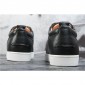 Replica High Quality Christian Louboutin Rantulow Flat Black Leather Sneakers