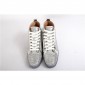 Replica High Quality Christian Louboutin Louis Silver Strass Men'S Flat Sneakers