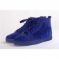 Replica High Quality Christian Louboutin Louis Orlato Blue Men'S Flat Sneakers