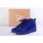 Replica High Quality Christian Louboutin Louis Orlato Blue Men'S Flat Sneakers