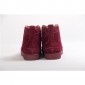 Replica High Quality Christian Louboutin Louis Orlato Merlot Suede Sneakers