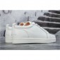 Replica High Quality Christian Louboutin Rantulow Flat Latte Leather Sneakers