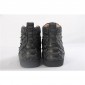 Replica High Quality Christian Louboutin Black Python Louis Flat Sneakers