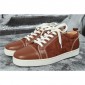 Replica High Quality Christian Louboutin Louis Junior Men'S Flat Pur Sang Suede Leather Blend Sneakers