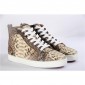 Replica High Quality Christian Louboutin Louis Men'S Flat Python Light Sneakers