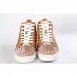 Replica High Quality Christian Louboutin Real Python Rantus Orlanto Sneakers With Silver Spikes