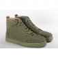 Replica High Quality Christian Louboutin Louis Orlato Flat High Top Spike Sneakers