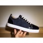 Replica High Quality Christian Louboutin Louis Junior Men'S Flat Navy Leather Men Sneakers