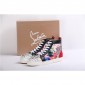 Replica High Quality Christian Louboutin Trash Print Men Sneakers