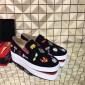 Replica High Quality Christian Louboutin Multi-Pattern Boat Black Sneakers